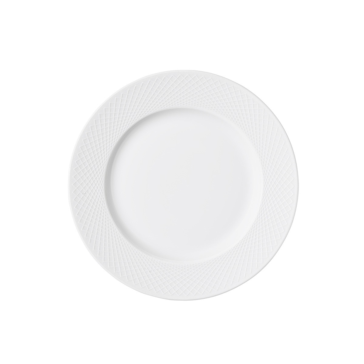 Degrenne Collection Graphique Blanc Classique White Round Bread Plate 15 cm